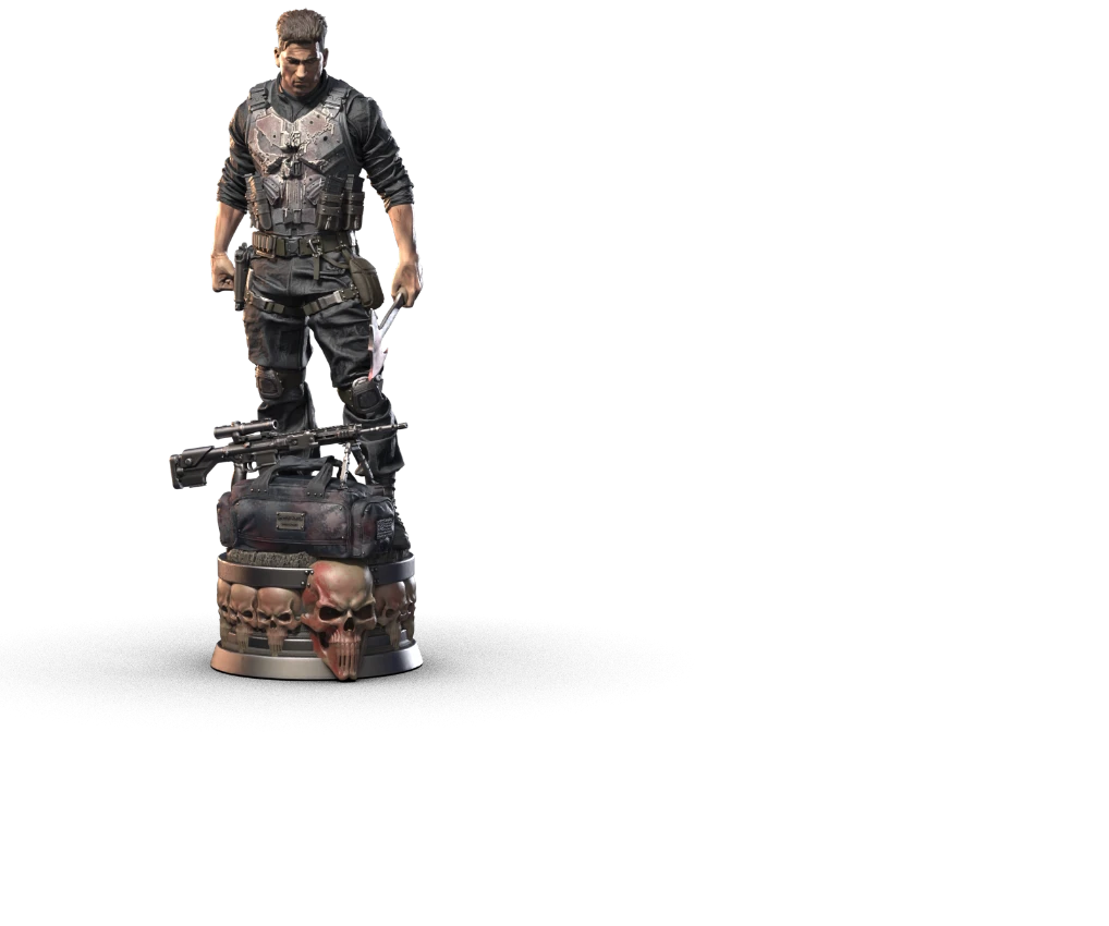 3D printed statue